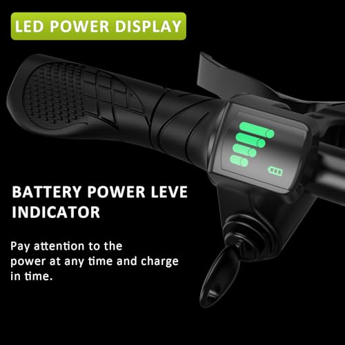 Foldable Electric Scooter for Adults with Seat and Basket N2591