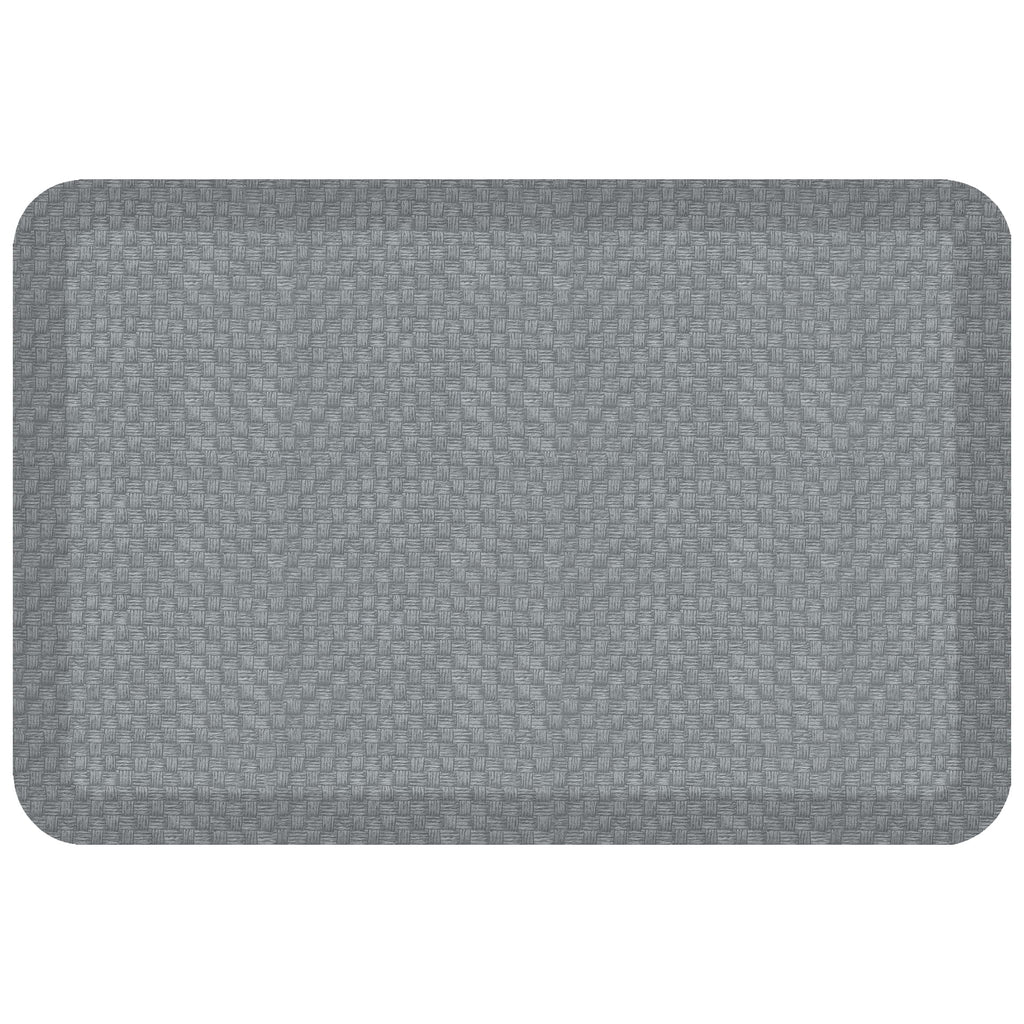 Flatweave Kitchen Floor Mat, Light Gray, 20" x 30" H533965