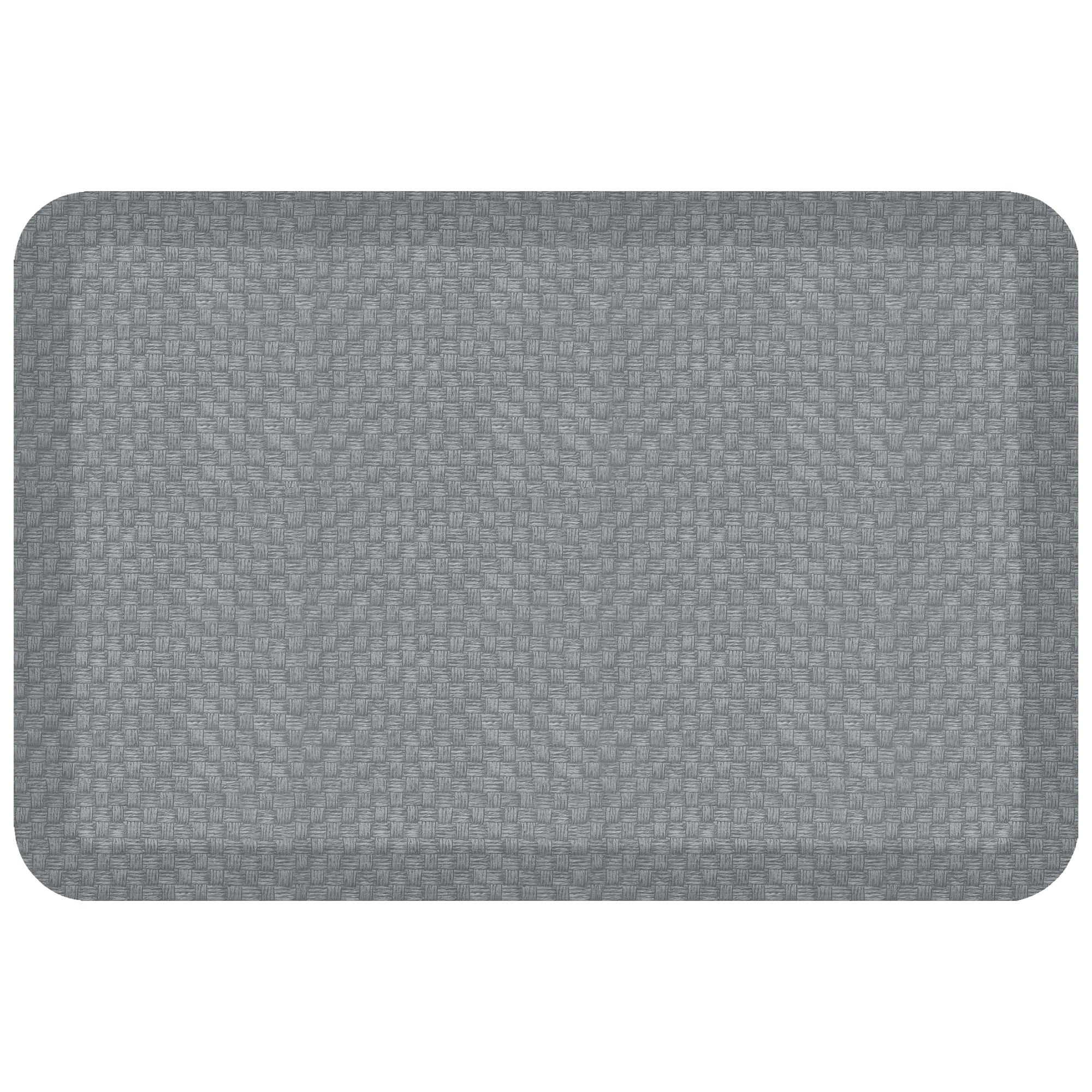 Flatweave Kitchen Floor Mat, Light Gray, 20" x 30" H533965