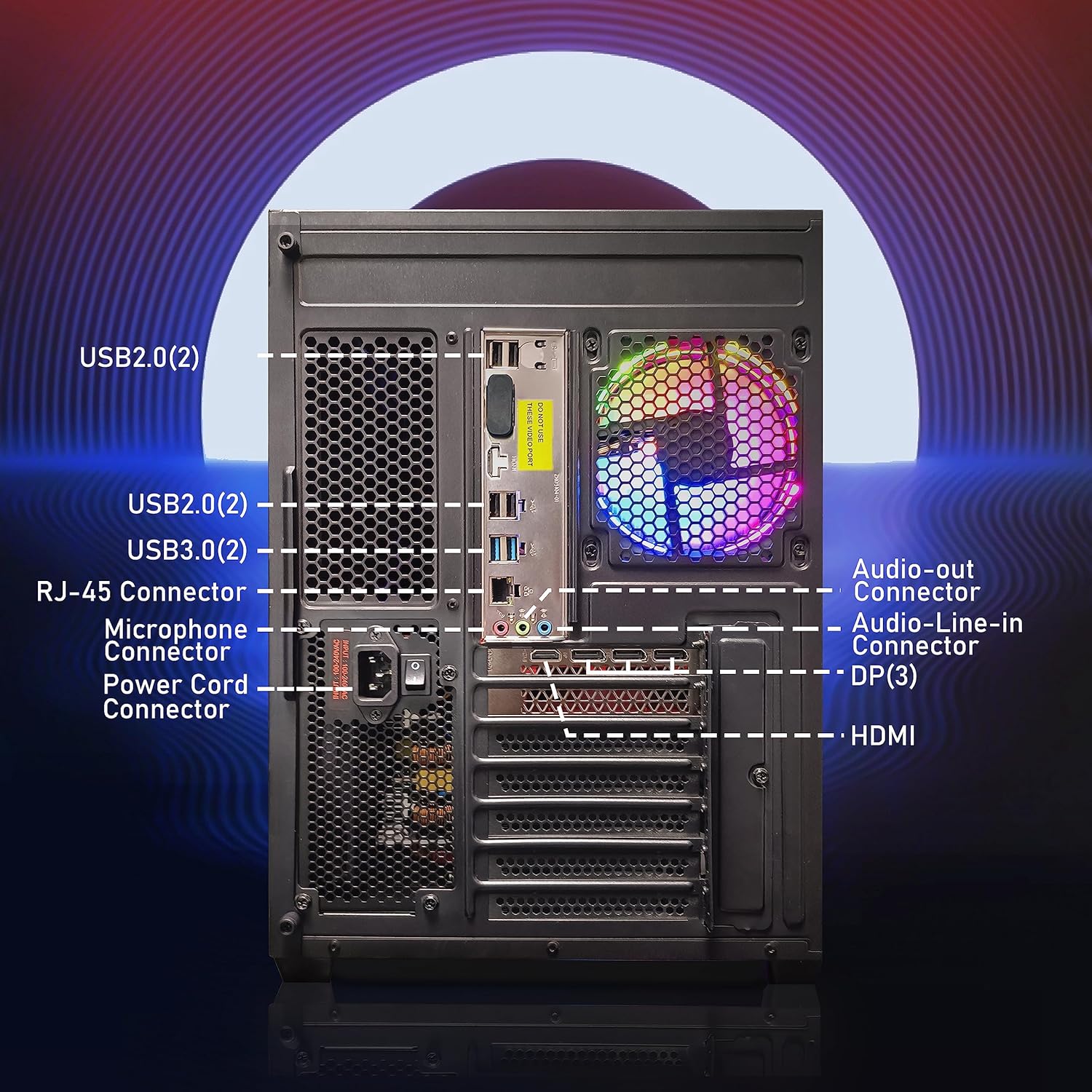 Gaming Desktop PC, RTX 3060, Intel Core i7, 16GB RAM, 1TB SSD Z86415