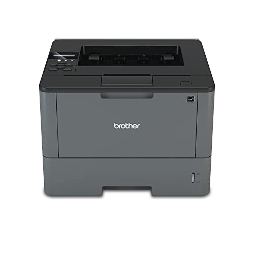 Brother Monochrome Laser Printer, HL-L5200DW, Wireless Networking, Mobile Printing, Duplex Printing, Amazon Dash Replenishment Ready, Black, 2.3