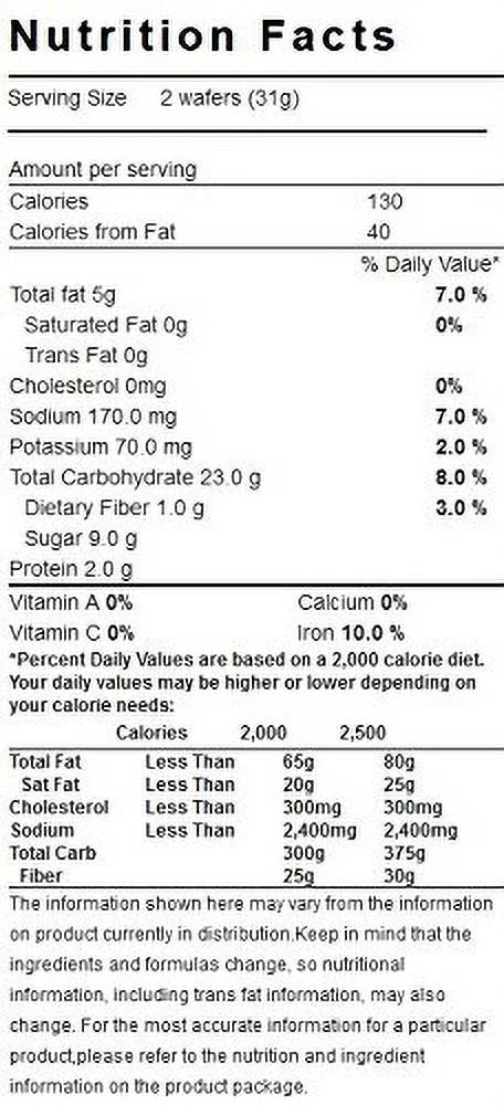 Chocolate Wafers Cookies 2 Lb K12521