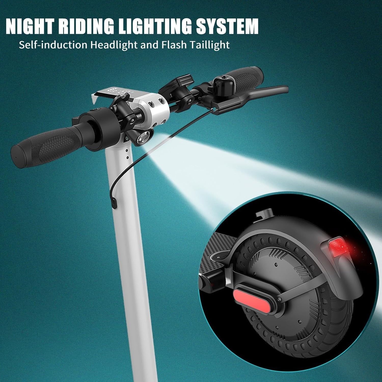 Electric Scooter for Adults, 20 Mph, 25 Miles Range, Foldable V5330