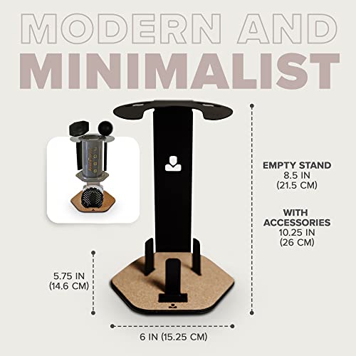 Coffee Maker Organizer Caddy Station with Steel and Cork K585932