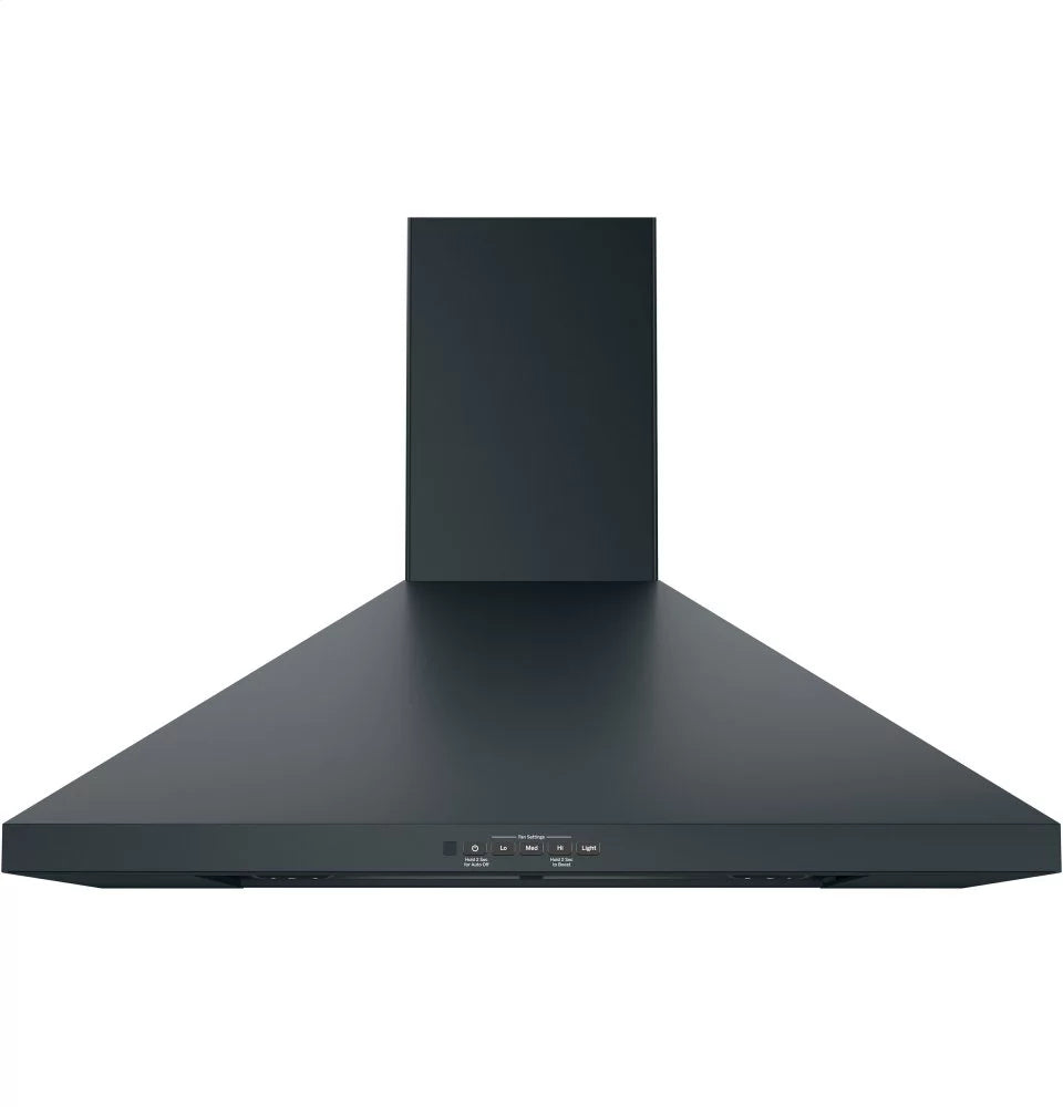 Ge Jvw5301 350 Cfm 30" Wide Wall Mounted Range Hood - Black