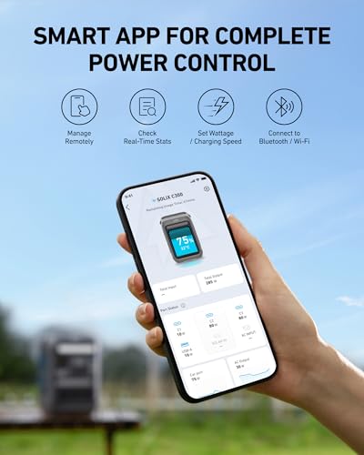 Portable Power Station 288Wh LiFePO4 Battery 300W Solar Generator with 60W Solar Panel F866