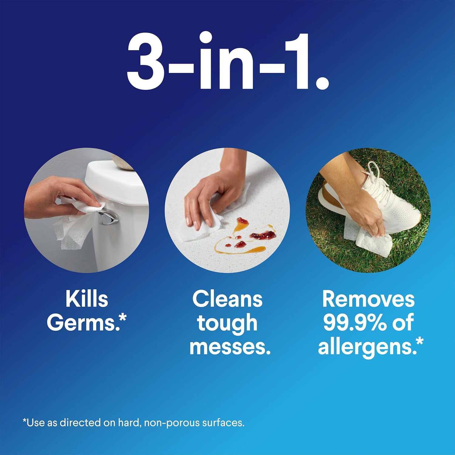 Disinfecting Wipes, Lemon Scent, 75 Ct, Pack of 6 W204006