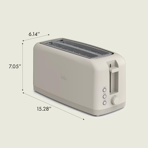 2 Slice Slim Toaster with 6 Shade Control, Reheat & Cancel, Removable Crumb Tray E366018