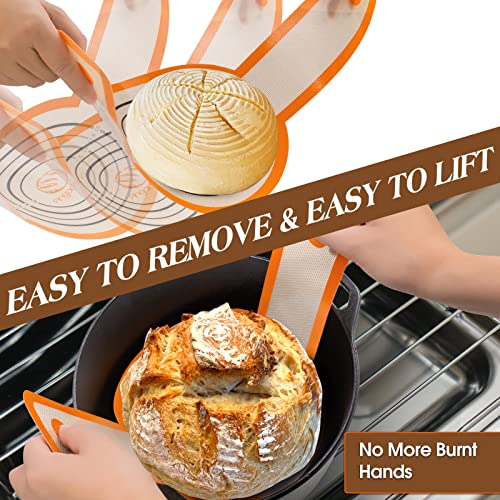 Sourdough Starter Kit with 10 Inch Oval and 9 Inch Round Banneton Proofing Baskets J655223