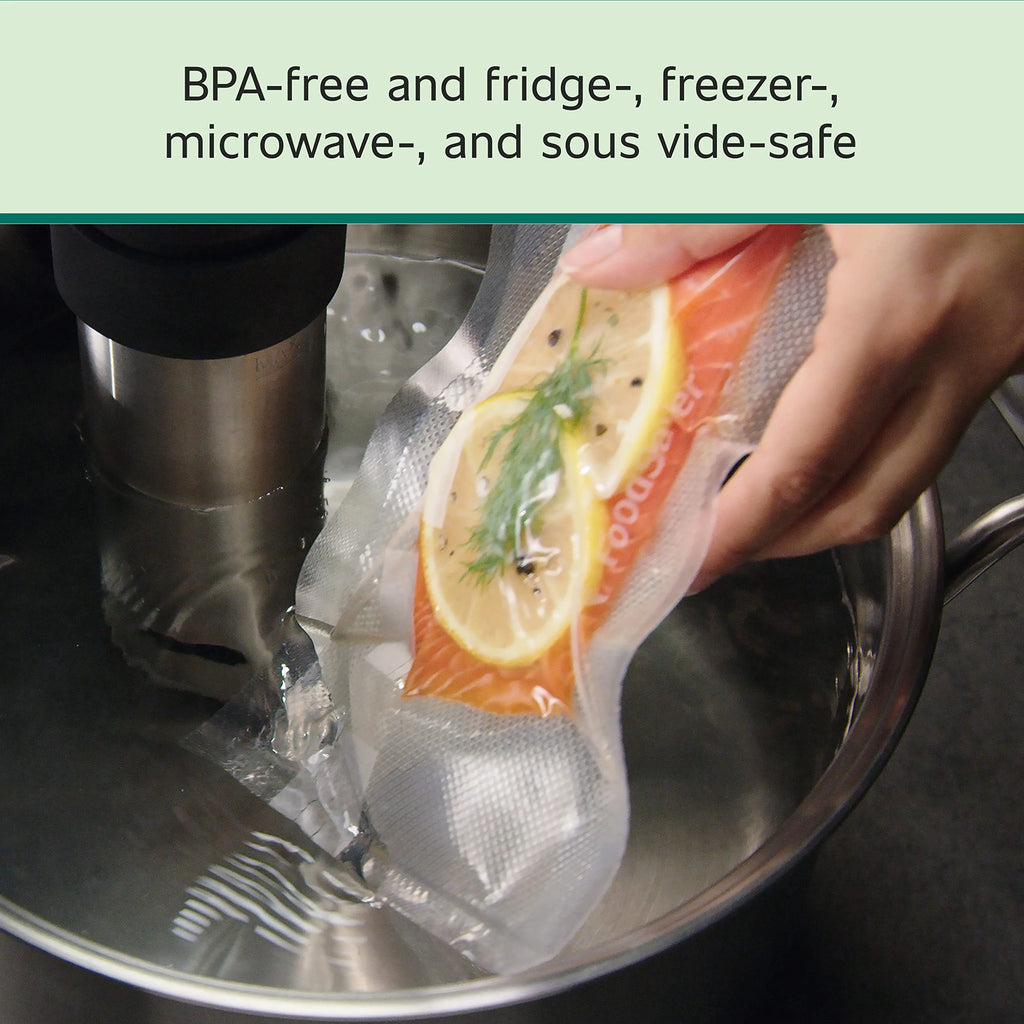 Vacuum Sealer Bags for Airtight Food Storage, 1 Quart, 44 Count U127
