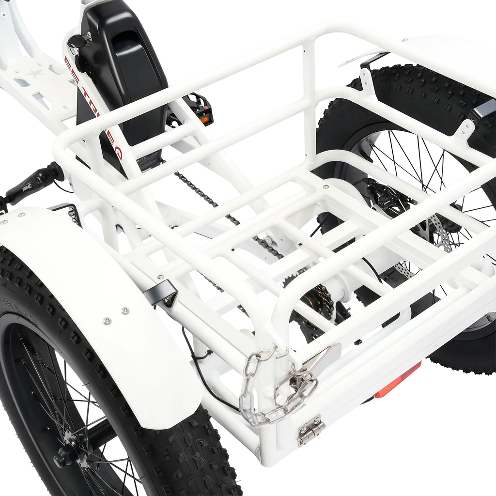 Electric Tricycle for Adults with Basket, 750W 48V, Step-Thru 3-Wheel S34565