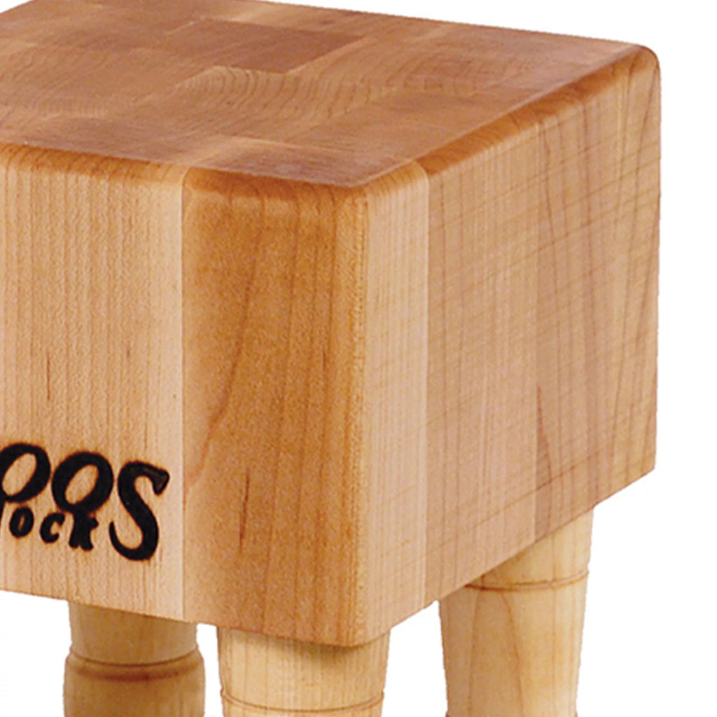 Maple Wood Cutting Board with Feet, 6 x 6 E6610