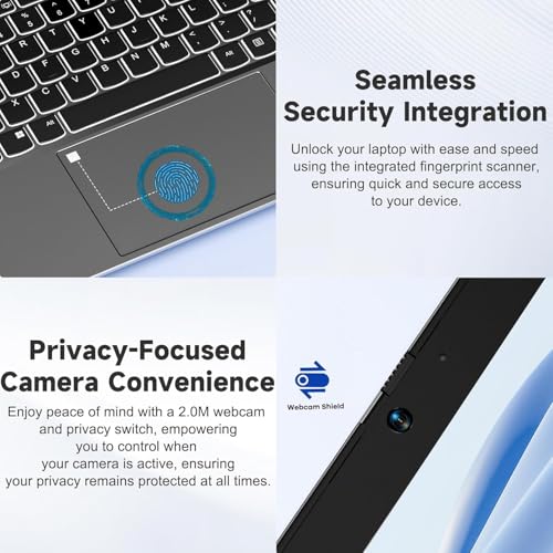 15.6" IPS FHD Laptop, Intel 6 Core i3, 8GB RAM 256GB SSD, Backlit Keyboard, Fingerprint, Win 11 N234426