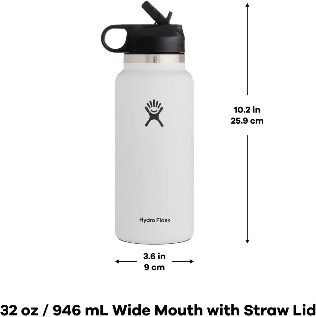 32 oz Wide Mouth Straw Lid Water Bottle R805