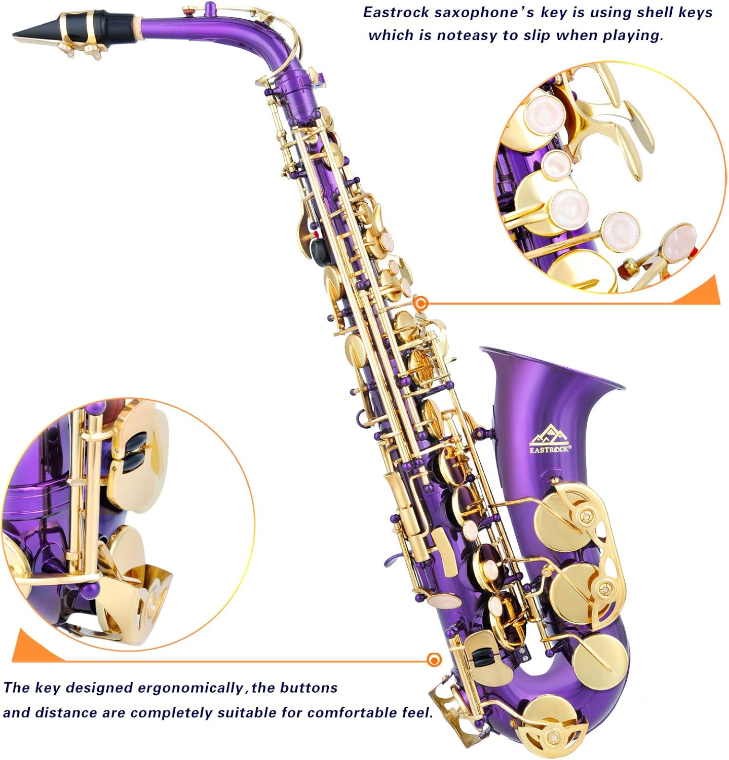 Alto Saxophone E Flat with Wireless System K7673