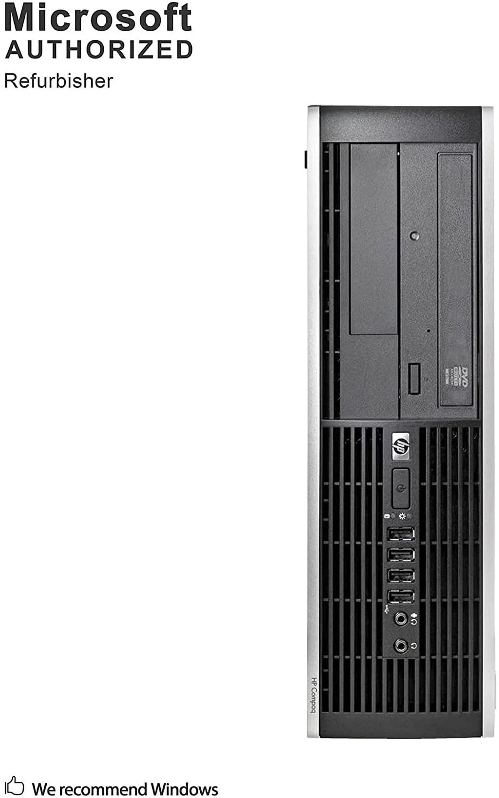 Refurbished Desktop Computer Tower PC, Intel Quad Core i3, 4GB RAM, 2TB HDD, Windows 10 Pro, with Keyboard and Mouse E174685