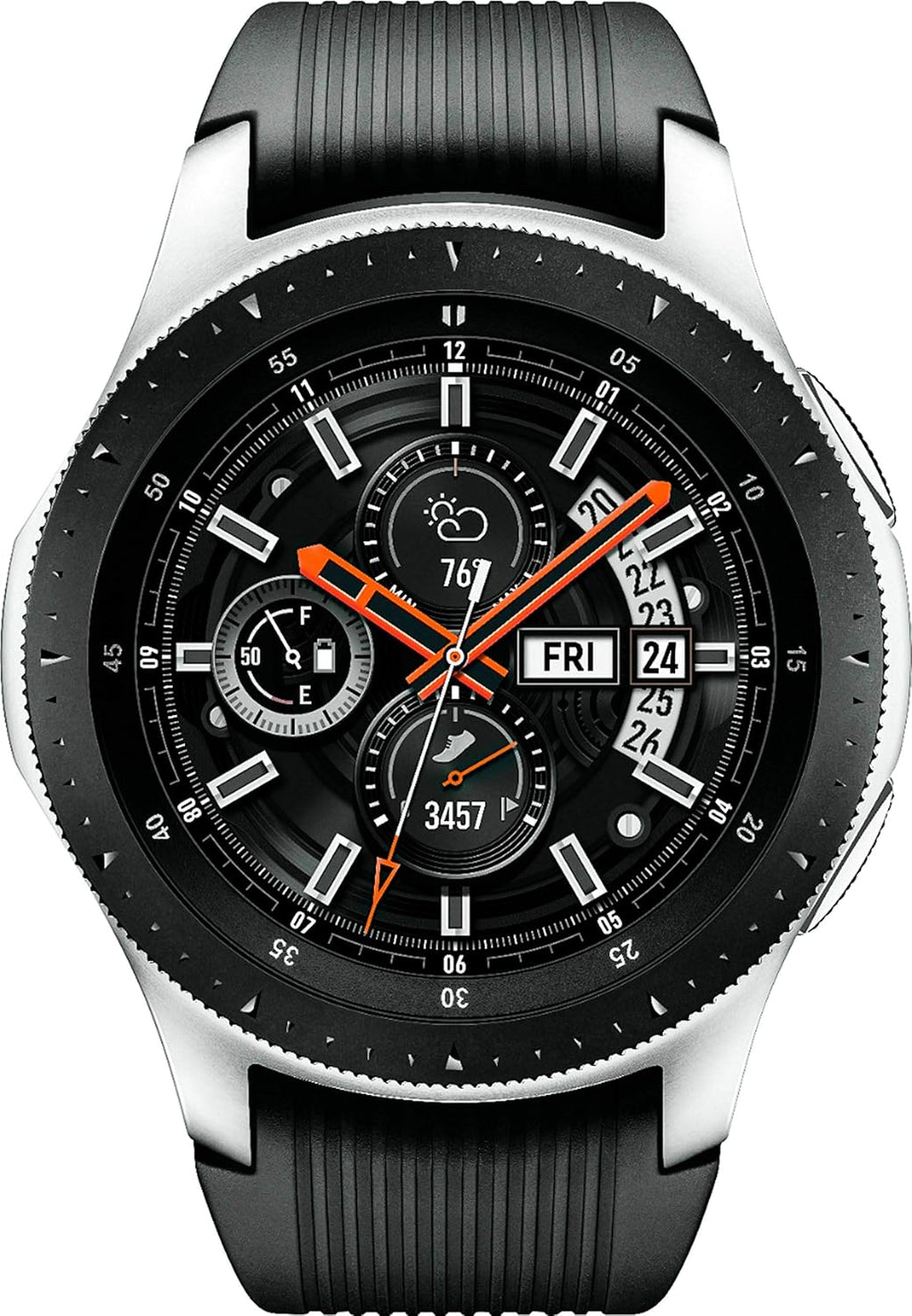Samsung Galaxy Watch 2019 (46mm) Bluetooth, Wi-Fi, GPS Smartwatch, SM-R800 - International Version (Silver)