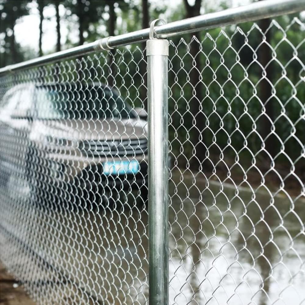 Chain Link Fence Fabric 4 x 50 ft, 12.5 Gauge, Silver G8417