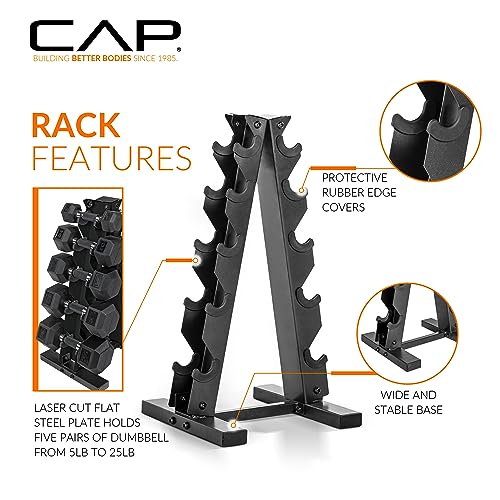 Dumbbell Set with Rack, 150lbs and 210lbs Options Z3424