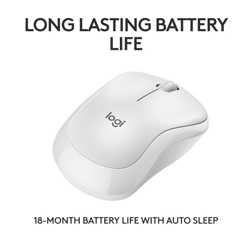 Wireless Mouse, 2.4GHz with USB Receiver, 12-Month Battery Life O87248