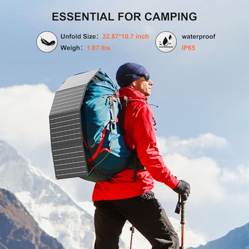 Portable Power Station 88Wh Camping Lithium Battery Solar Generator with AC Outlet S182630
