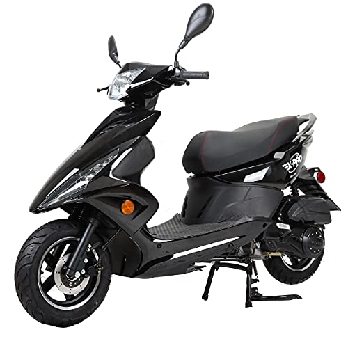 X-PRO Bali 150 Moped Street Gas Moped 150 Adult Bike with 10" Aluminum Wheels! Assembled and Tested!