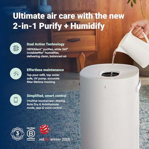 Air Purifier for Small Room, Bedroom, Home, 926 sqft, HEPASilent for Pets, Allergens, Dust, Mold, Smoke K34925