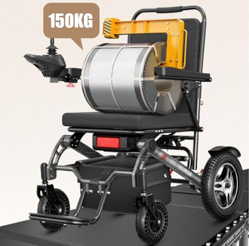 Foldable Electric Wheelchair for Adults, 360° Joystick Control, All Terrain, 300lbs Capacity K93530