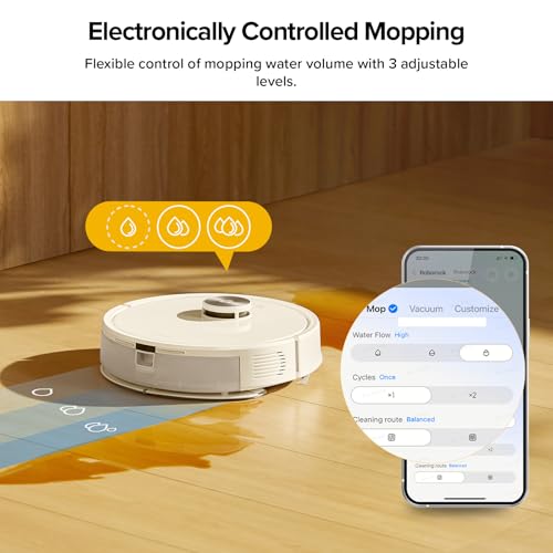 Robot Vacuum with Self-Empty Dock, 5500 Pa Suction, LiDAR Navigation S624100