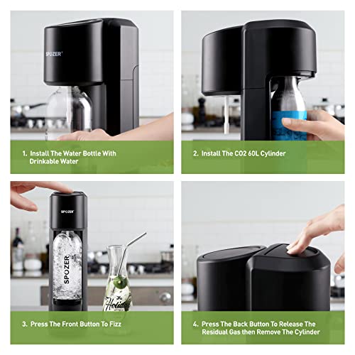 Carbonated Water Maker with 1L Bottle for Soda N7779
