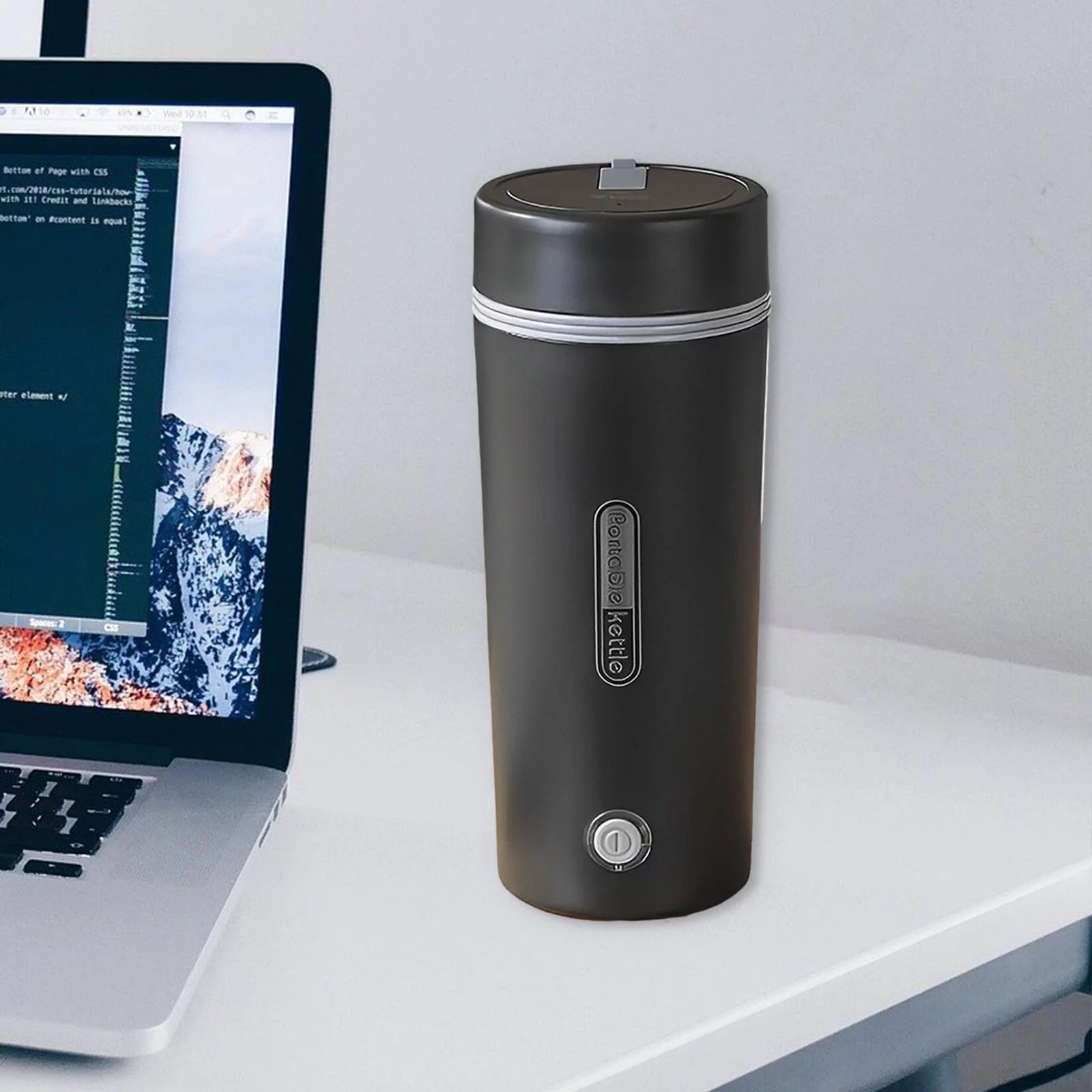 Portable Electric Kettle 350ml Stainless Steel F2929