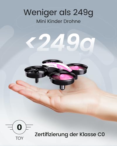 Mini Drone for Kids and Beginners with Auto Hovering, 3D Flips, Red W268211