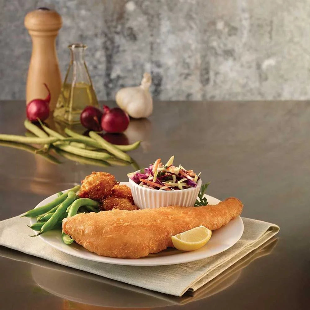 Pubhouse 6 Ounce Golden Ale Beer Battered Boneless Alaska Cod Natural Fillets, 10 Pound -- 1 Each.