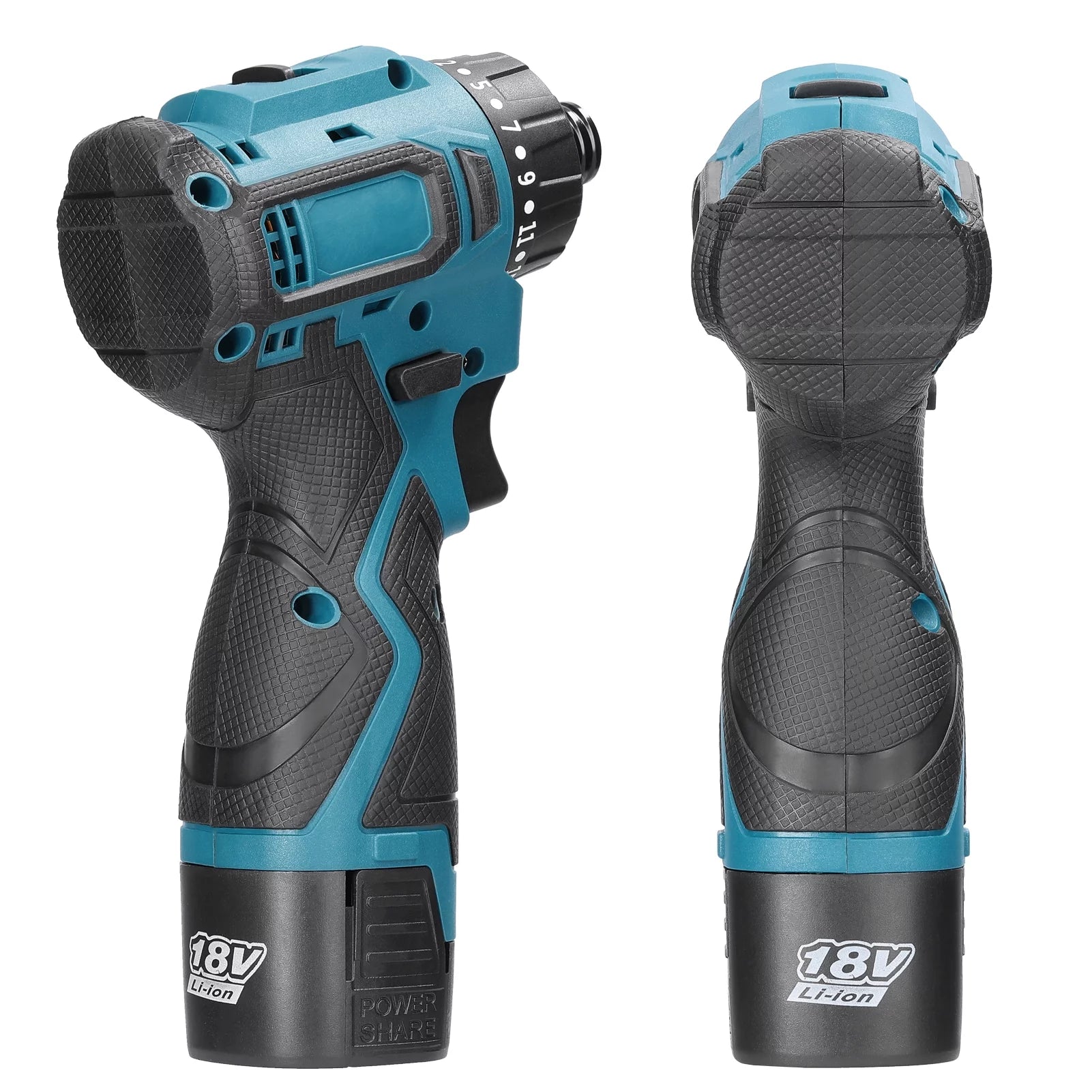 18V Electric Screwdriver, Torque Adjustable 2 Speed, Brushless Motor Repair Tool Kit E109