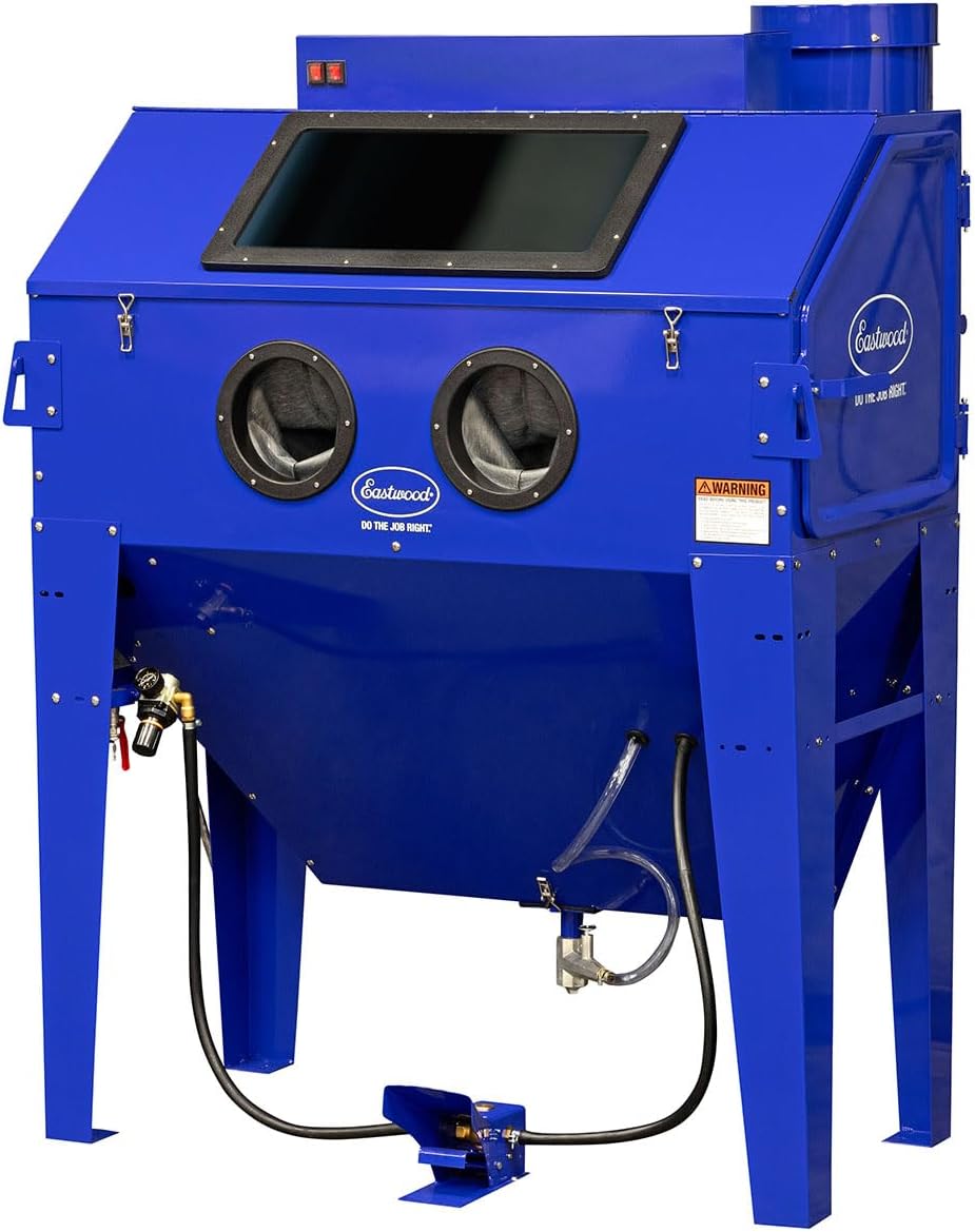 Sand Blasting Cabinet Kit for Paint Removal, Rust Removal, Metal Restoration F4706