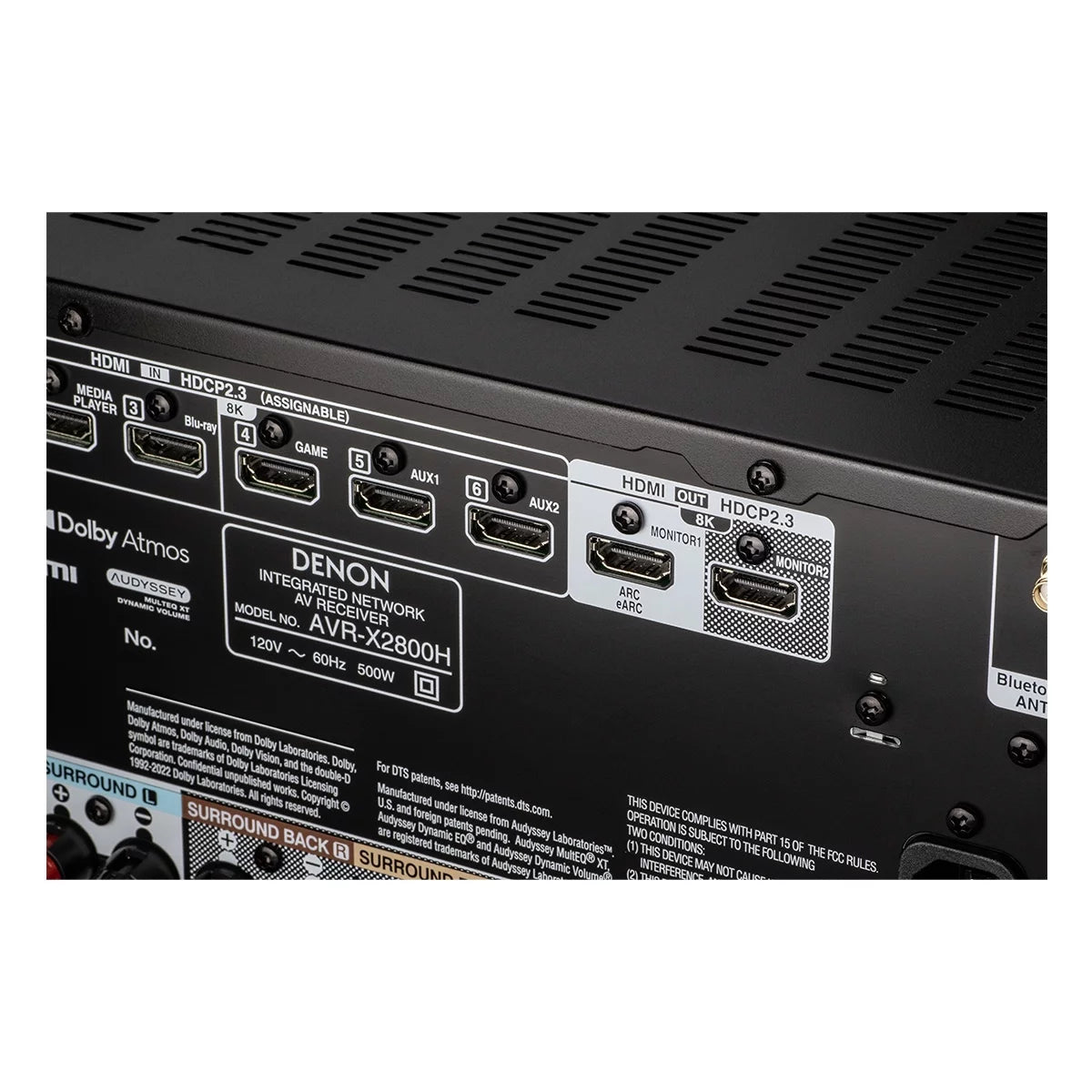 7.2 Channel 8K Home Theater Receiver with Dolby Atmos and DTS:X Q225219
