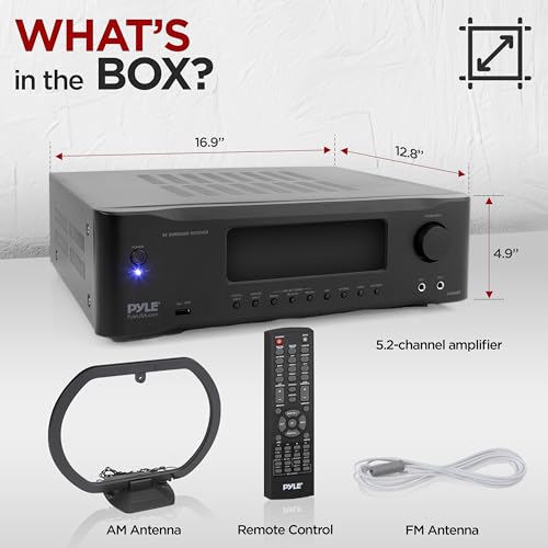 5.2-Channel Hi-Fi Bluetooth Stereo Amplifier for Home Speaker Subwoofer L1522
