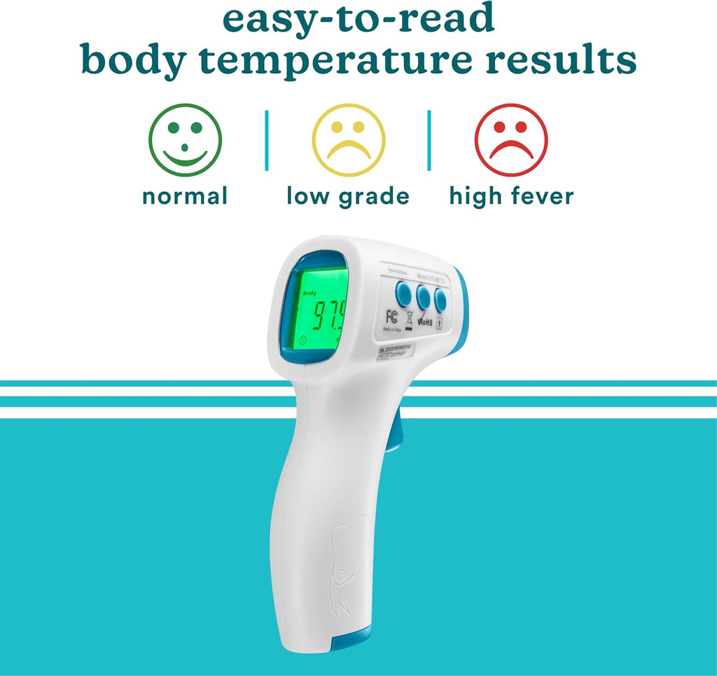 Non-Contact Infrared Forehead Thermometer with High-Fever Alert X393840
