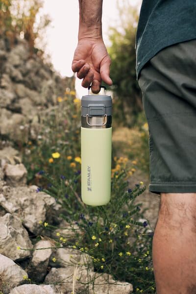 Insulated Stainless Steel Water Bottle 36 oz with Push Button Lid A883