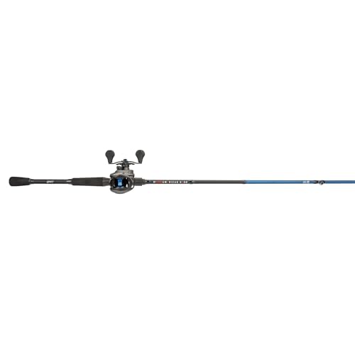 Baitcast Reel and Fishing Rod Combo, Medium-Heavy Power Fast Action, 7.5:1 Gear Ratio K7350