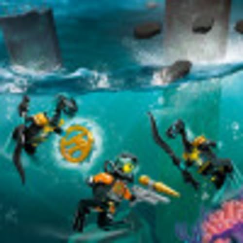 Ninja Sub Speeder Building Kit Amphibious Car Toy with Minifigures C462