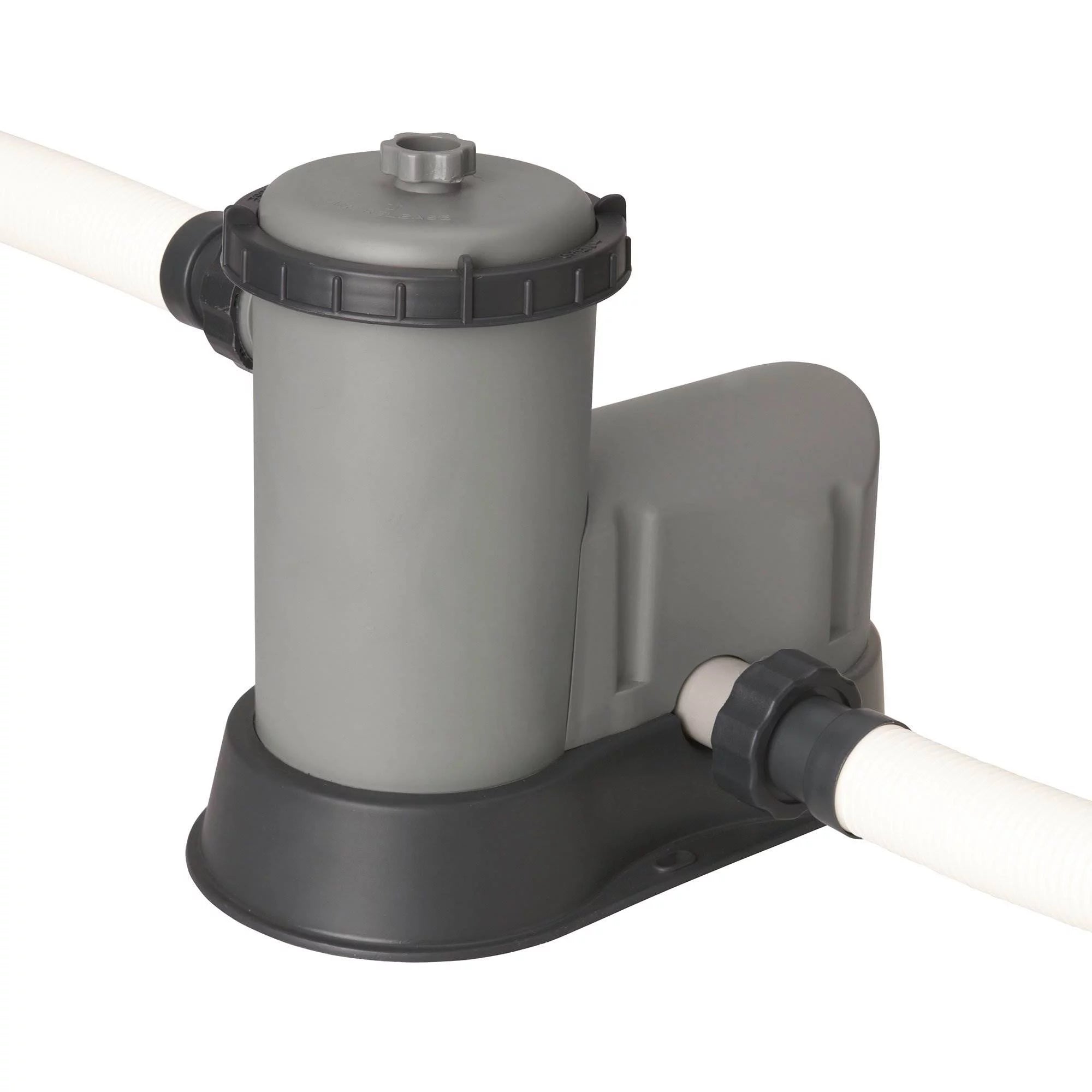 16ft x 16ft x 48in Above Ground Pool Set with Cartridge Filter D906