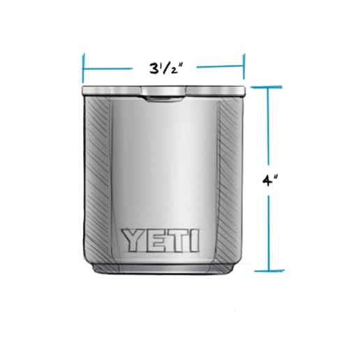 Vacuum Insulated Stainless Steel Stackable Lowball with Lid, 10 oz V4889