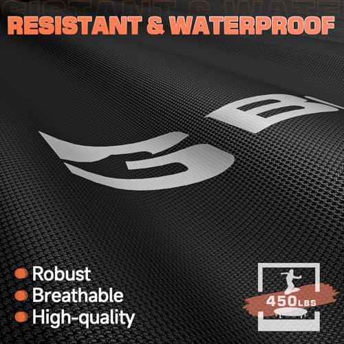 Foldable Mini Trampoline with Adjustable Foam Handle for Indoor Workout M8038