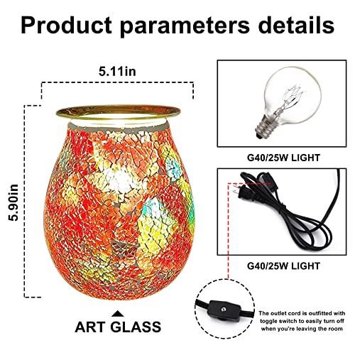 Wax Melt Warmer, Electric Scented Wax Plug-in, Fragrance Wax Burner H47695