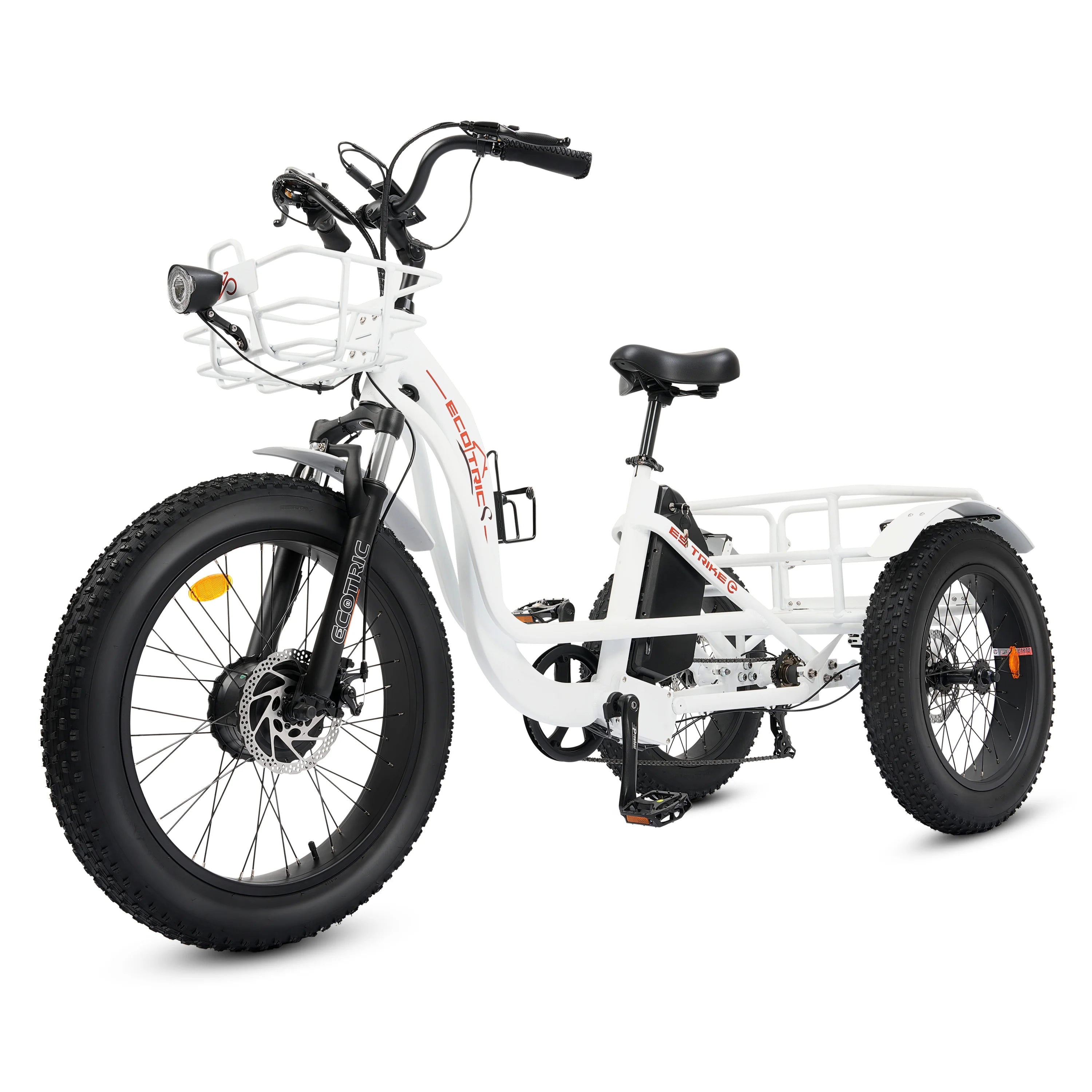 Electric Tricycle for Adults with Basket, 750W 48V, Step-Thru 3-Wheel S34565