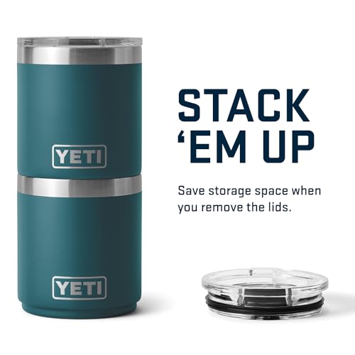 Vacuum Insulated Stainless Steel Stackable Lowball with Lid, 10 oz V4889