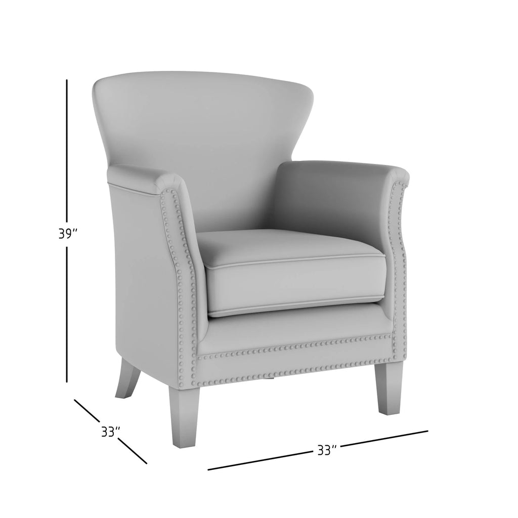Accent Chair with Nailhead Trim Z6756