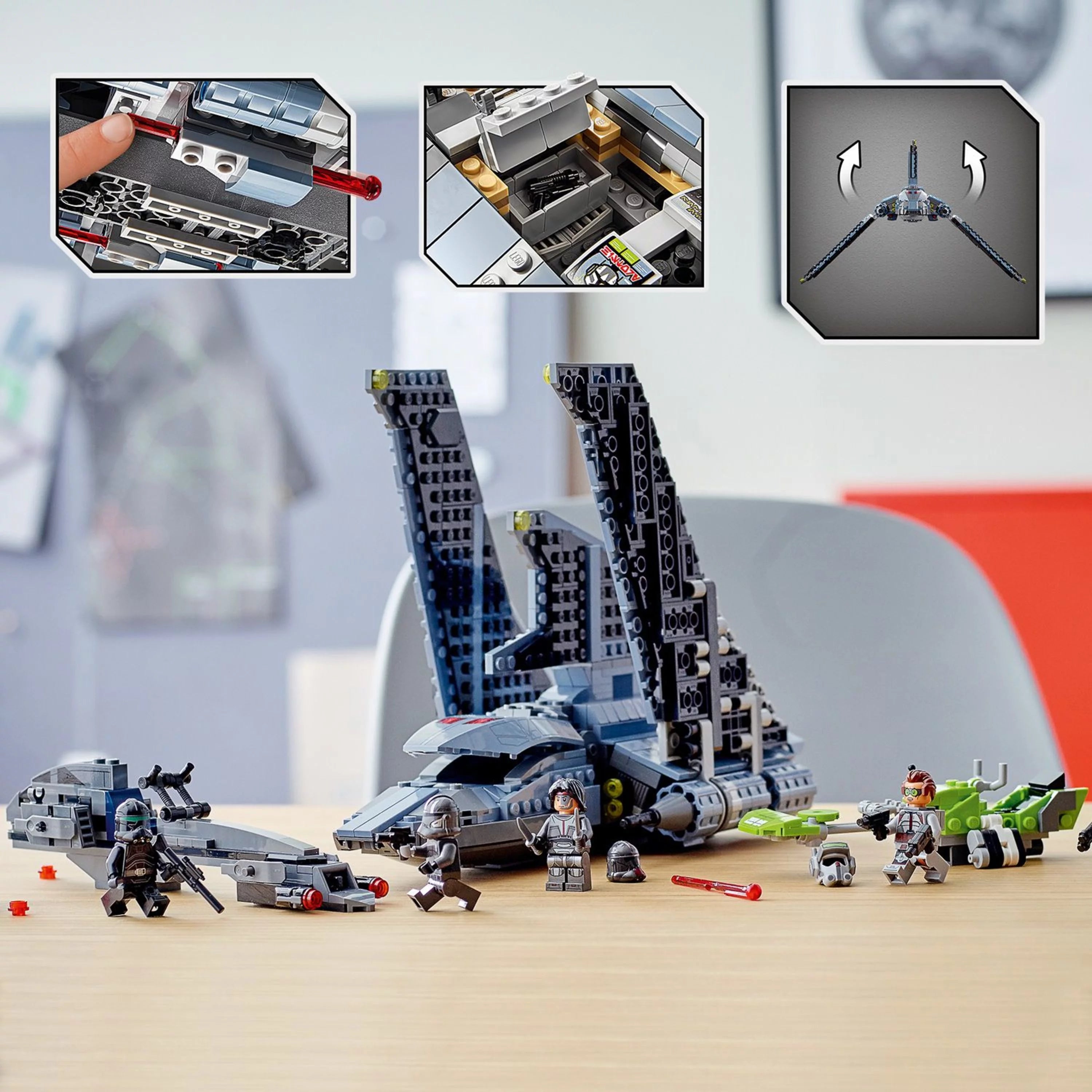 Star Wars The Bad Batch Attack Shuttle Building Toy Set G627314