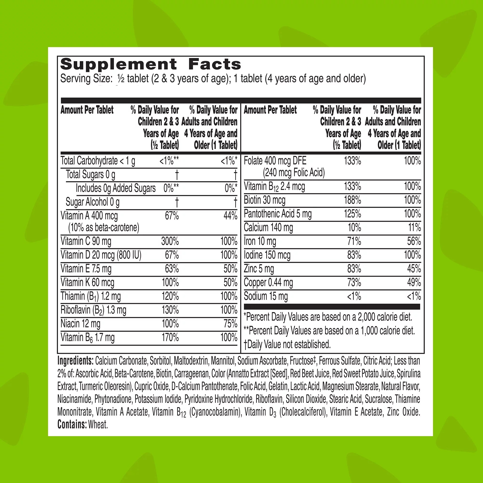 Chewable Multivitamin Tablets, 150 Count (Pack of 2) F869